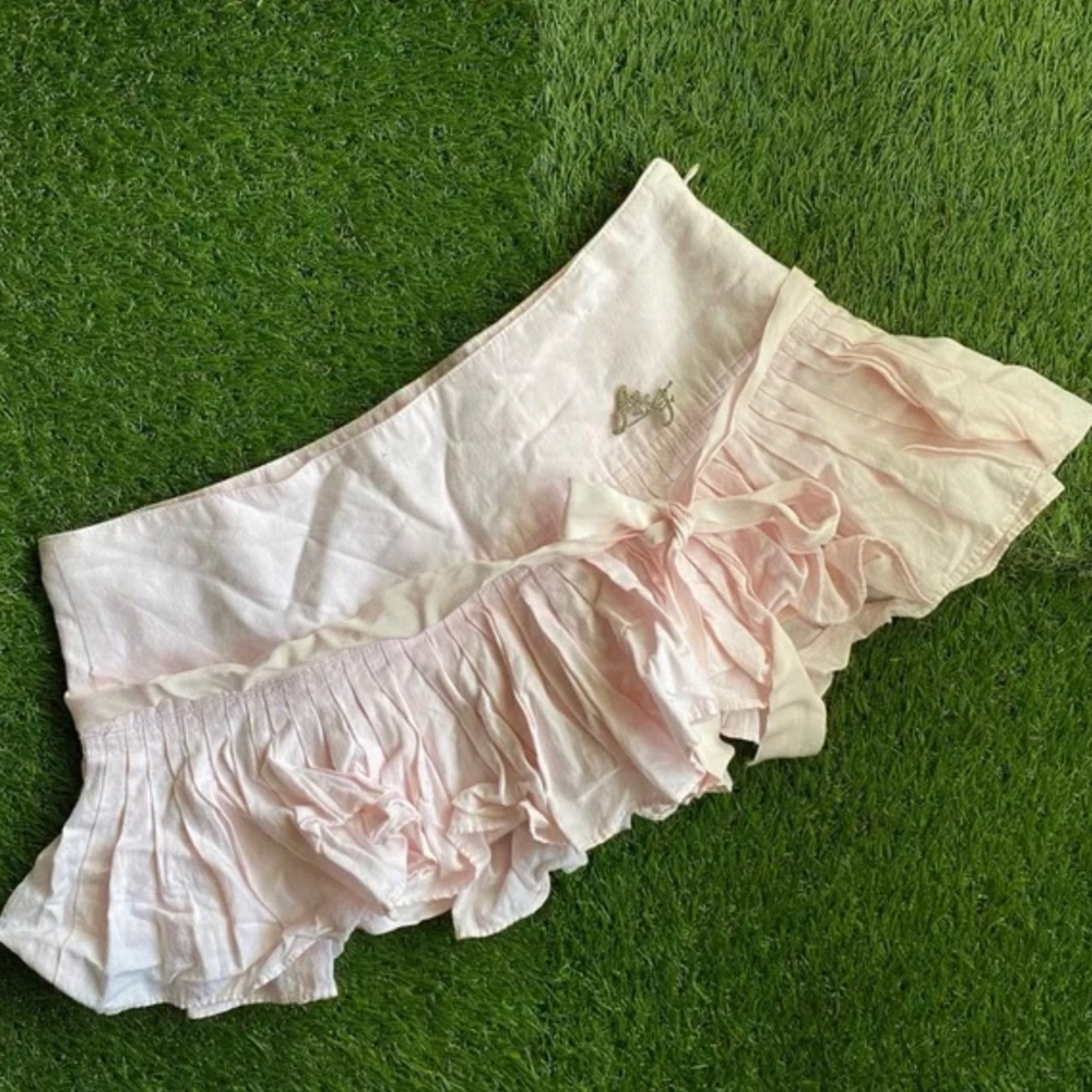 ISO NOT FOR SALE Light Pink Abercrombie and Fitch Vintage Wrap Skirt